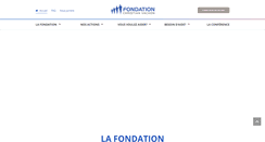 Desktop Screenshot of fondationchristianvachon.com